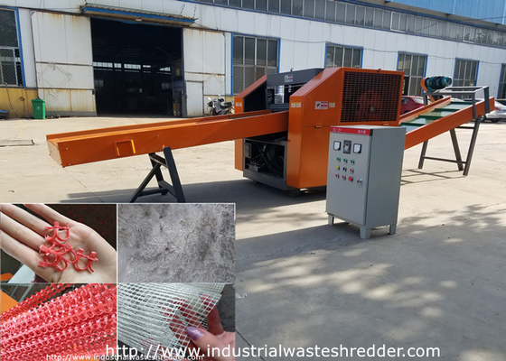 Fiberglass Mesh Cloth Shredder Machine Insulation Waterproof Mesh Fabric Crusher