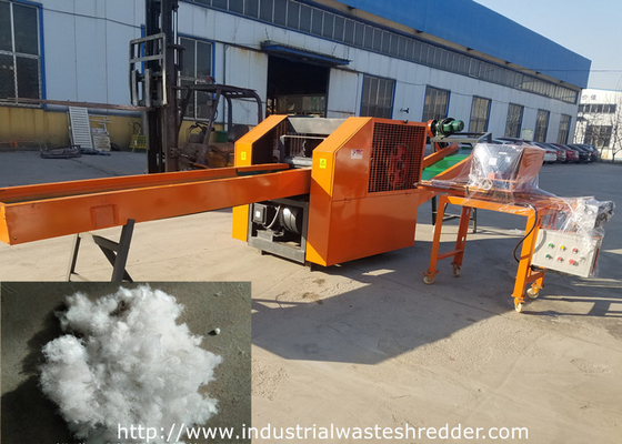 Good price Sprayed / Vacuum Cotton Industrial Waste Shredder Quilts Sleeping Bag Cutter With Sharpener online