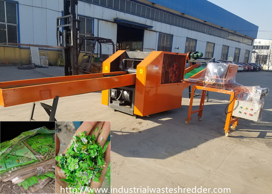 Good price Label Paper Bopp Plastic Waste Shredder 10mm Customized Capacity Discharge Size online