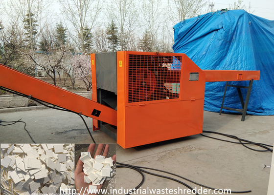 Wood Pulp Paper Board Industrial Waste Shredder High Speed Rotating Cutting