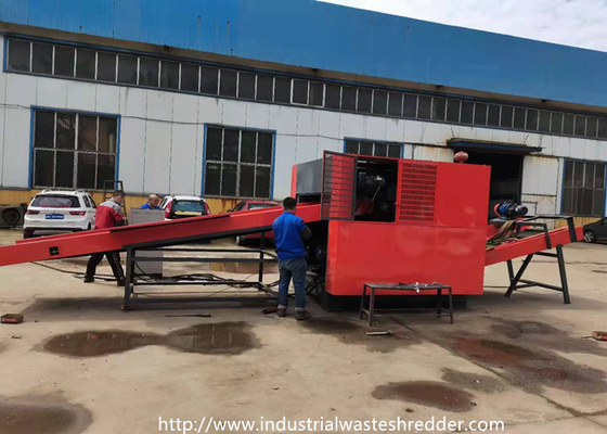 Good price Rotary Blades Recycling Plastic Waste Shredder With 8P Motor online