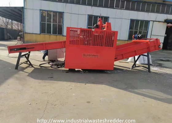 Soft Materials Waste Shredder Machine High Speed Rotating Cutting