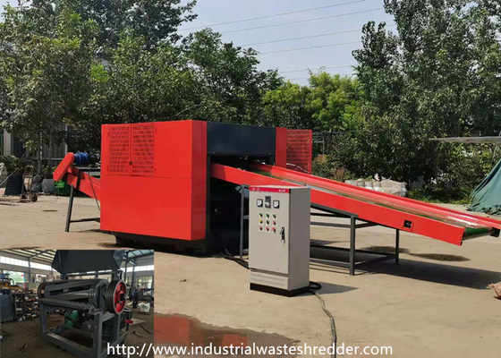 Rotary Blades Industrial Waste Shredder For Forage Straw Cutting