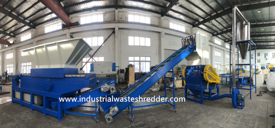 Good price 135KW Motor 1500x1100Mm Cable Shredder With Movable Feeding Hopper online